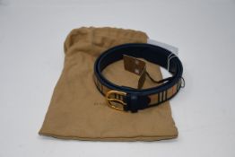 One as new Burberry 1983 Check and Leather Belt size/fit 105.