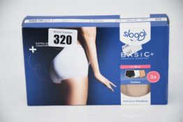 Five as new Sloggi Basic + 3 x Maxi Multicolour size 14.