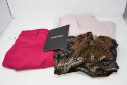 One Luis Vuitton Rose Quartz-Pink Double-Face Cashmere A-Line Skirt size 38 (slight mark at the