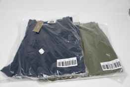 One as new J Crew 250 Skinny-fit pant in stretch chino size 32/30. (Colour: Navy. Item: AB613).