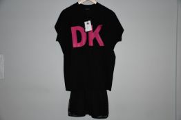 One as new DKNY 2 in 1 black dress size M (D32743/09B).