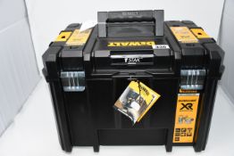 One as new DeWalt DCW604NT XR brushless router/trimmer with a TSTAK VI case.