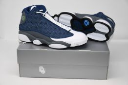 One as new Nike Jordan 13 Flint Navy size UK 9.5 (414571-404).