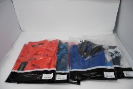 One as new Galvin Green Mike Shirt Ventil8+ size M (colour: red orange/Lava). One as new Galvin