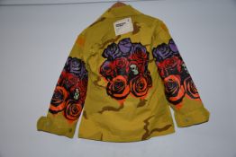 One as new Repurposed Garment R13 Overdyed Surplus Jacket - Rosy Skull Print size M (R13W7719).
