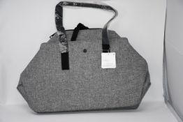 One as new Lululemon Go Getter heathered black/black bag.