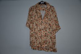One as new Acne Studios Simon Fluid Flower Power Vacation Shirt (No tags. Size unknown).