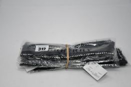 Four as new Burberry Diamante Tb Jacquard Silk Ribbon (RBN:111663:A1189).