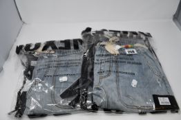 One as new One Teaspoon Women's Shabbies Drawstring Boyfriend Pants In Montana size XXS (22946). One