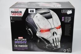 One boxed Marvel Legends Gamerverse The Punisher electronic helmet.