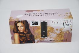One boxed as new Wylera Simply Magic Hair cordless automatic curler.