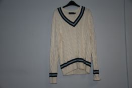 One as new Ralph Lauren Cotton Cricket Jumper size M (LS VN CRICKET. Security tag still attached).