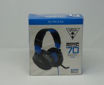 A pair of boxed as new Turtle Beach Ear Force Recon 70 gaming headset (Wired).