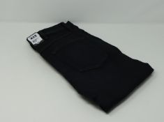 One as new G Raw knee zip high skinny jeans (Colour: worn in tidal cobler. Size 27/32. Model: