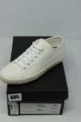 One as new Rag & Bone white court sneaker size US 6.5.