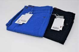 One as new Comptoir Des Cotonniers slim straight princess blue jeans size 38 (LOZANNE_4242). One