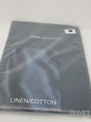 One as new Urban Collective cotton/linen petrol duvet cover size 140 x 200 cm (10070071).