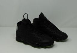 One as new Air Jordan 13 retro black/altitude green size UK 8.5.