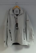 One as new Musto Sardinia BR1 sailing jacket in platinum (SMJK057, XXL).