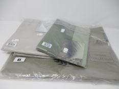 One as new Urban Collective Military Canvas Cushion by Raul Magdaleno (Pack of 2). Two as new