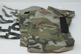 One as new One Tea Spoon French Camo Prophecy Jumpsuit size M.