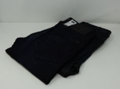 One as new G Raw women knee deep high skinny jeans (Colour: worn in tidal cobler. Size 30/32. Model: