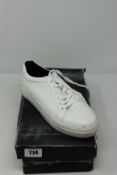 One pre-owned Tommy Hilfiger Recycled Material Trainers size 38 (FW0FW04854) (Box damaged).