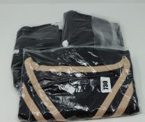 One as new Duffield Lane Tuxedo Leggings size XL. One as new Duffield Lane Tuxedo Leggings size L.