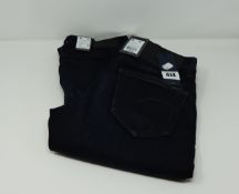 One as new G Raw High women skinny jeans (Colour: Dark aged. Size 27/30. Model: 3301. Some marks