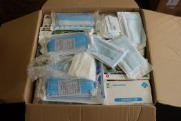 A large quantity of disposable face masks (Approximately 2000).