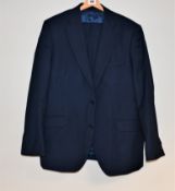 One pre-owned Tollegno 1900 blue suit size 56.