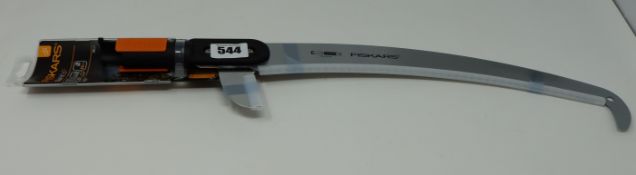 Six boxed as new Fiskars QuickFit Curved Saws (1000691).