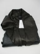 One pre-owned Litkovskaya Leather Parka size unknown (Possibly 10-12, Very good condition).