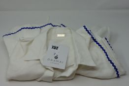 One as new Oramai London Amalfi Short Dress in White (Size unknown).