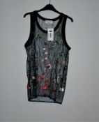 One as new Etalon Sapphire Floral Illusion Tank size S.