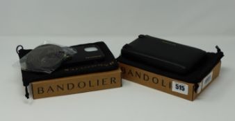 One as new Bandolier Expanded black Zip Pouch. One as new Bandolier Phone case and strap (