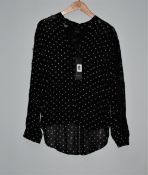 One as new Pinko Marron Glace shirt size 40.