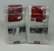 Eleven boxes of Miele descaling tablets (6 x 50g).