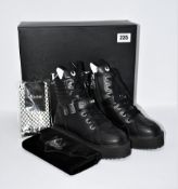 One as new Killstar Keiko Kitty High tops size UK 3. One as new Killstar Alica Fishnet socks. One as