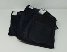 One as new G Raw High waist women skinny jeans (Colour: dark aged. Size 24/30. Model: 3301). One