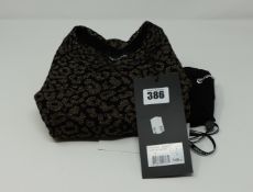 One as new Kooples Jacquard Leo Knit sweater size 1 (FPUL20007K). One as new Kooples X-Sport