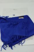 One as new Alex Begg cashmere blue scarf.
