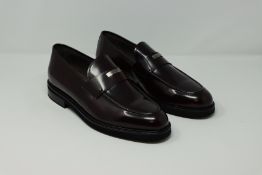 One as new Sergio Rossi Men's Black Loafer size 11.