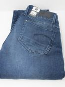 One as new G Raw Lynn Mid Skinny Women jeans size 30/34.
