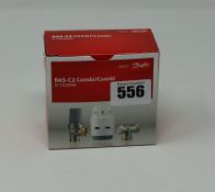 Ten boxed as new Danfoss radiator thermostats RAS-C2 combi (013G6008).