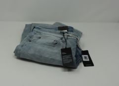 One as new G Raw Revend Skinny jeans size 31/32 (Colour: sun faded quartz).