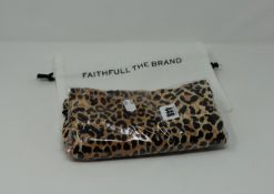One as new Faithfull The Brand Noemie Mini Dress Le Cinq Animal Print size S (FF1293).