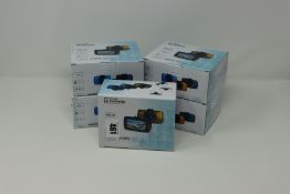 Five boxed as new Advanced Portable car camcorders.