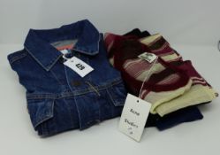 One as new Acne Studios Trash 1998 Dark blue Denim Jacket (size unknown, no tags). One as new Acne