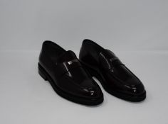 One as new Sergio Rossi Men's Black Loafer size 6.5.
